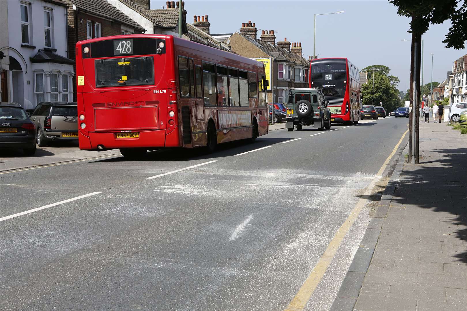 Sand has been scattered at the scene of a late night RTC, which resulted in the death of a young woman