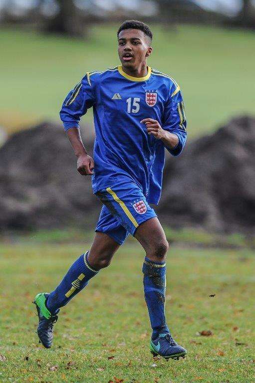 Sam in action for Herne Bay FC