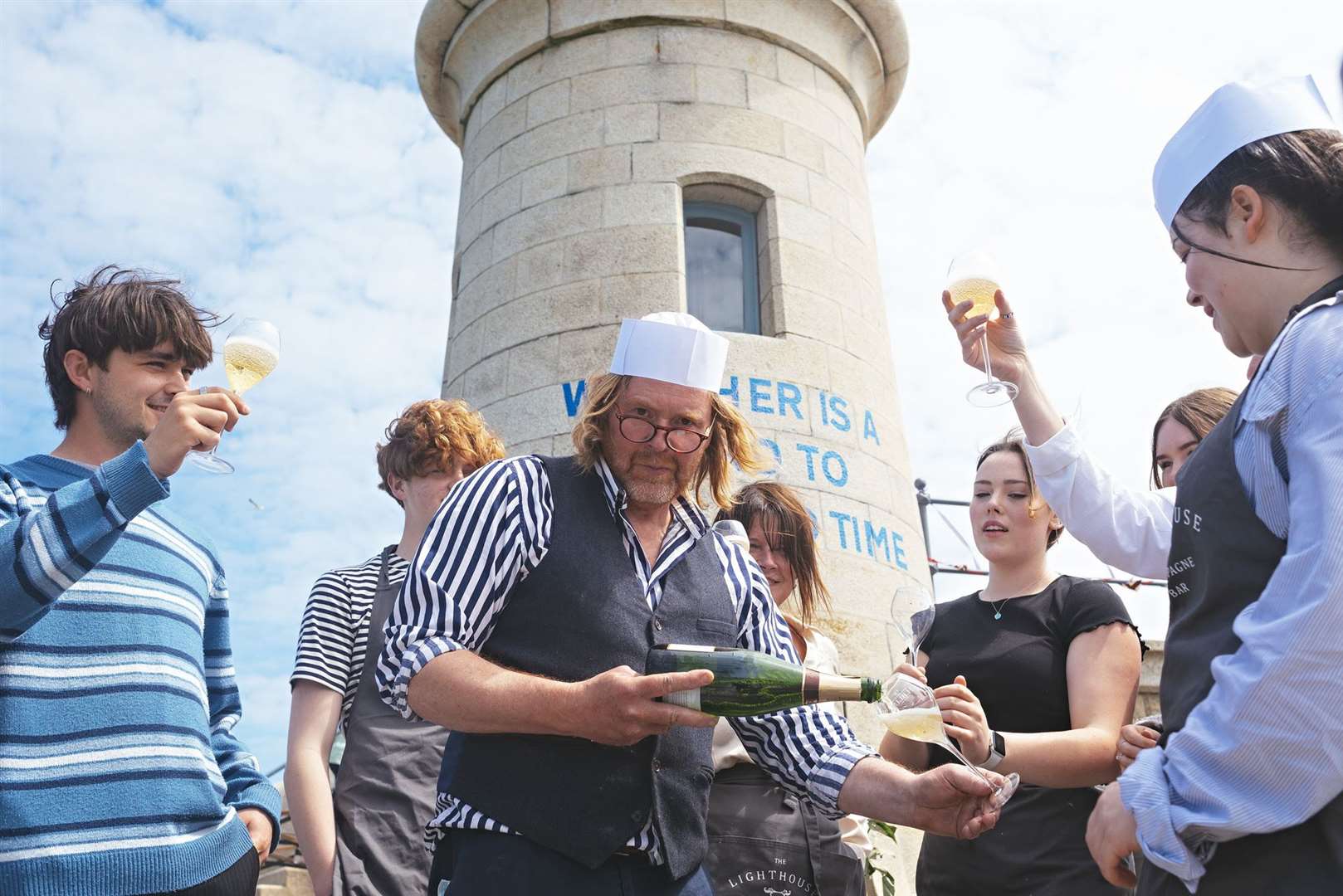 The Lighthouse Champagne Bar in Folkestone. Photo: Folkestone Harbour Arm