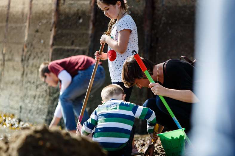 Digging for gold is a serious business for these prospecters... Picture: Situations UK