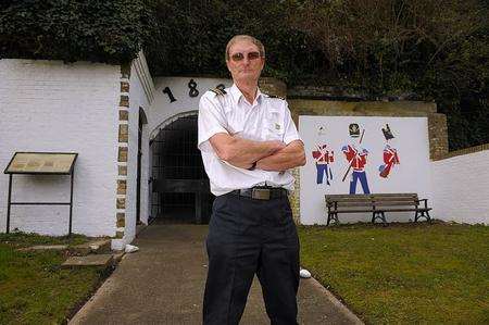 Capt Richard Mahoney at the Grand Shaft