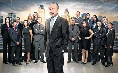 Sir Alan Sugar and The Apprentice team