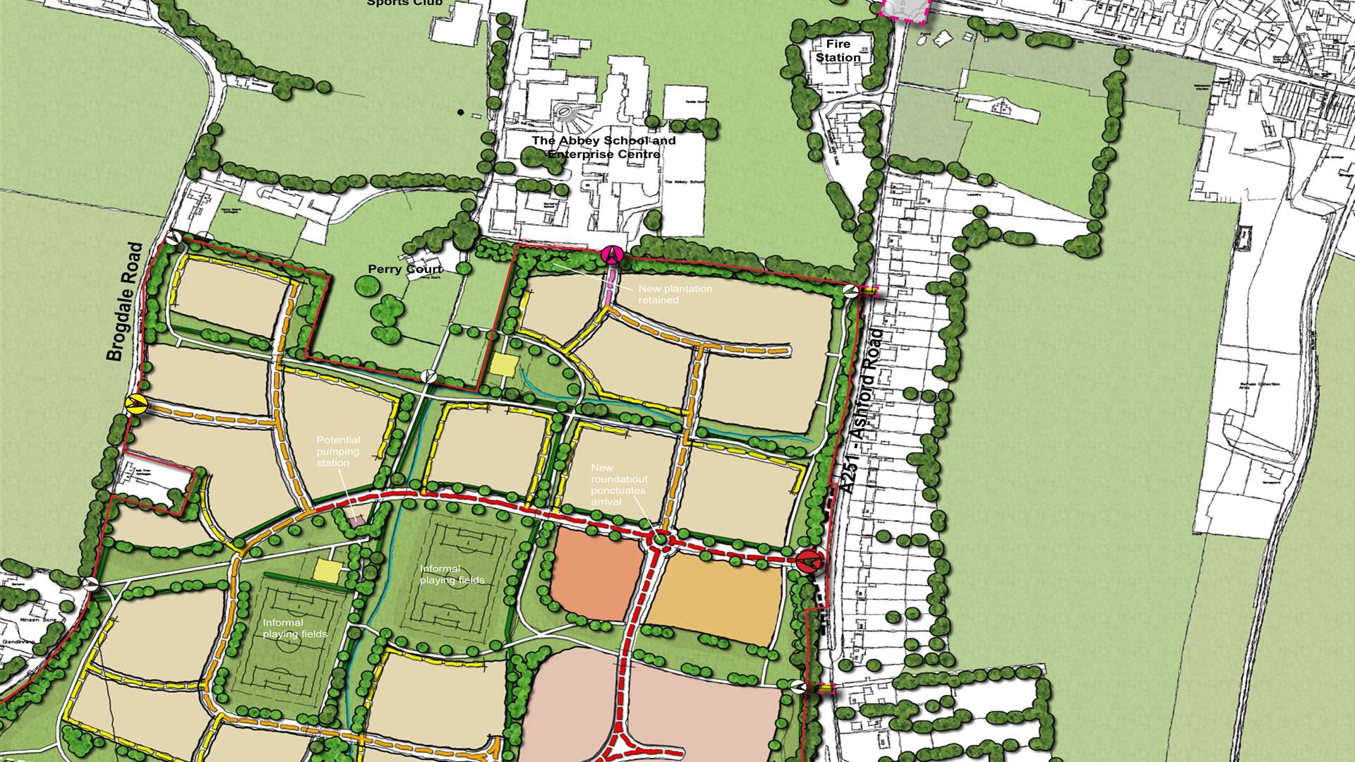 Plans for Perry Court, Faversham