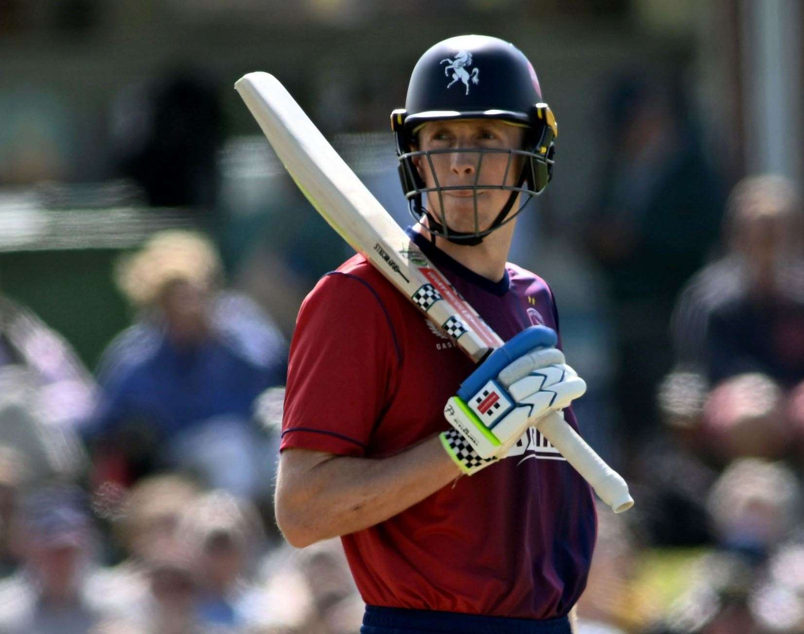 Zak Crawley - the Kent batsman has kept his spot in the England squad for the second Test at Trent Bridge, which starts from today. Picture: Barry Goodwin