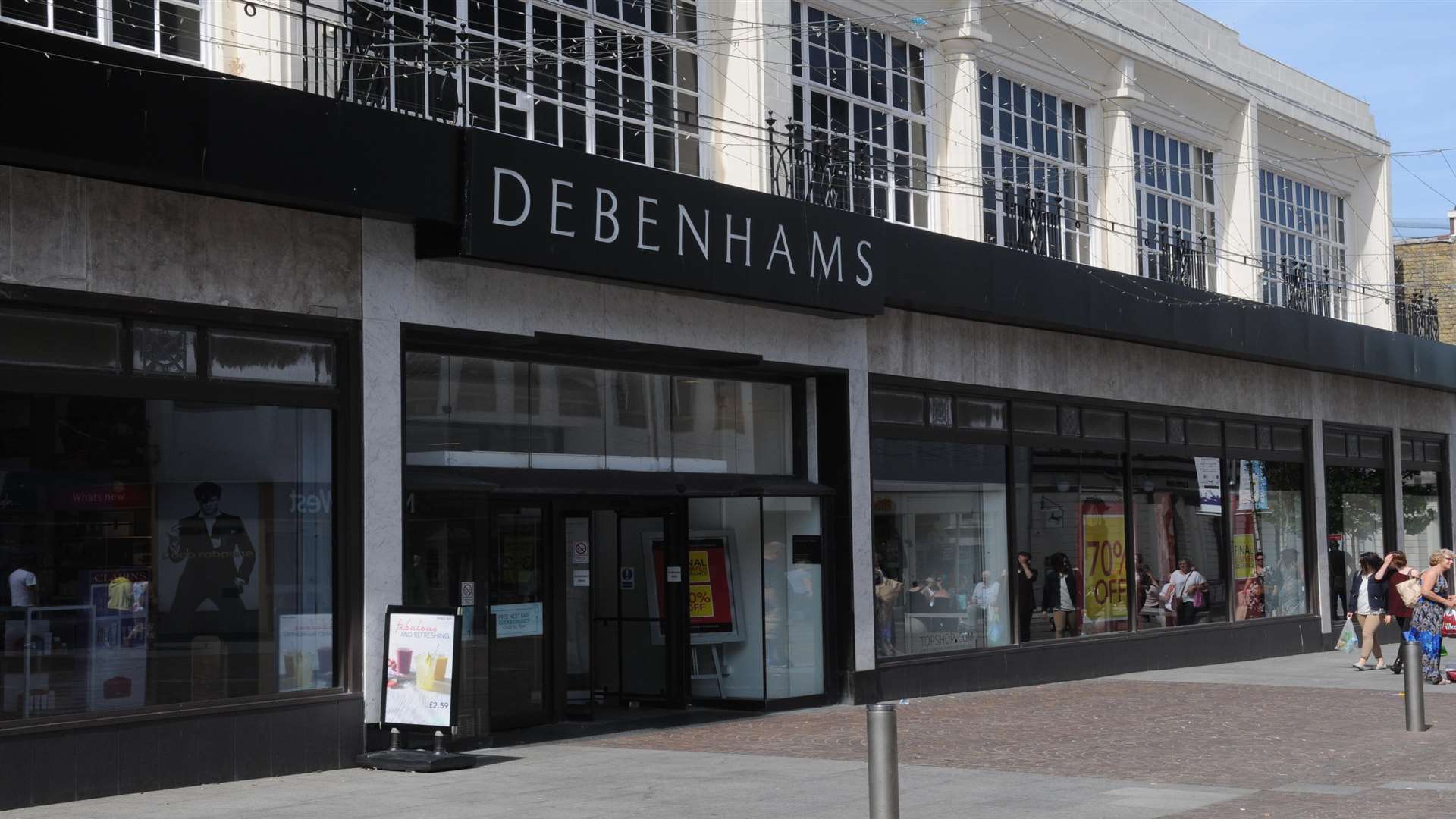 Debenhams, in Sandgate Road, Folkestone. Picture: Wayne McCabe