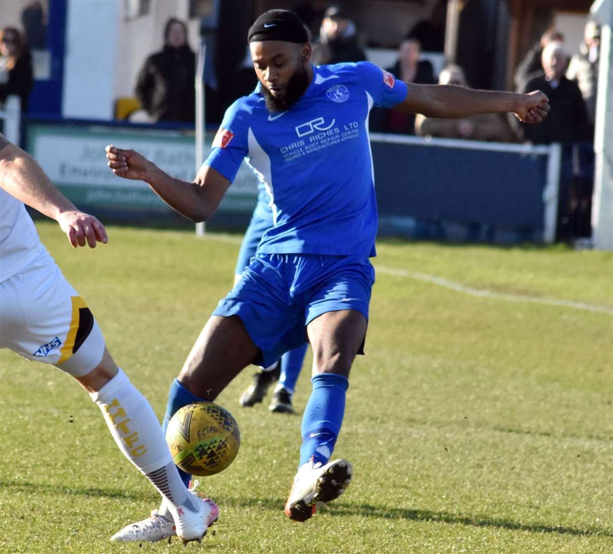 Striker Zak Ansah has left Herne Bay. Picture: Randolph File