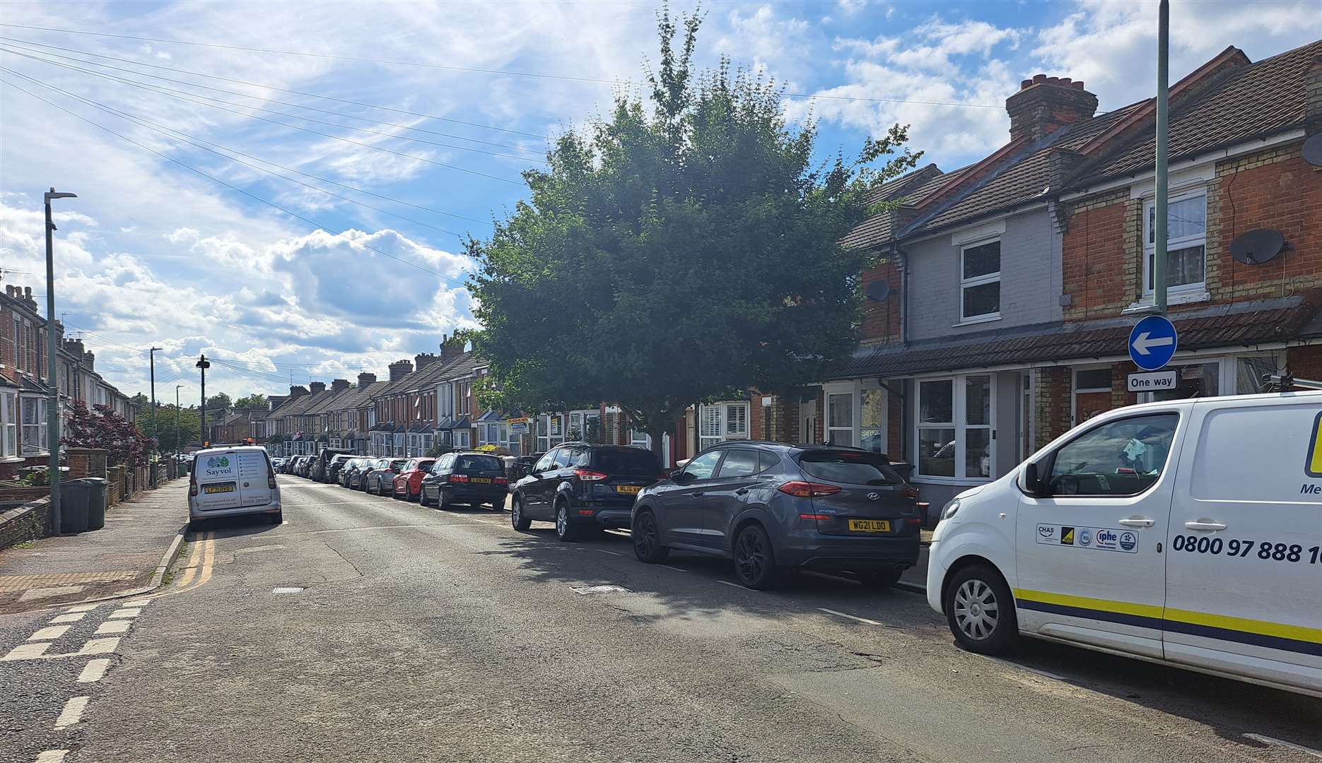 Parking in Campbell Road is already difficult