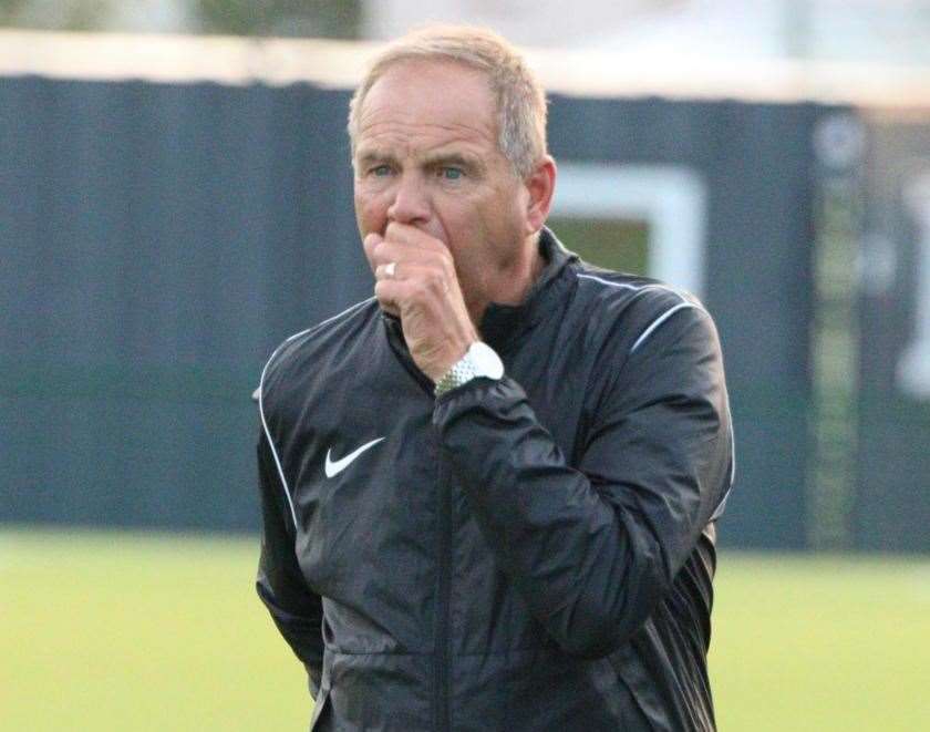 Herne Bay manager Steve Lovell. Picture: James Aylward