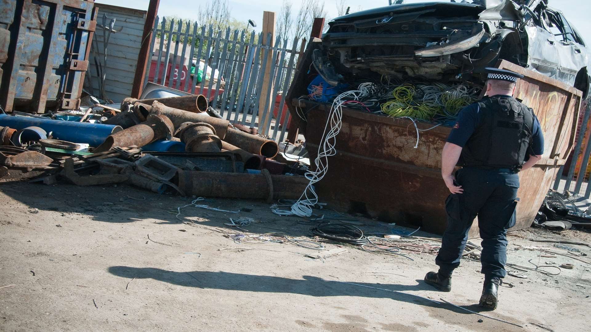 Tim Ryton during a raid in 2011 in Gravesend when he was with the North Kent Tactical Team