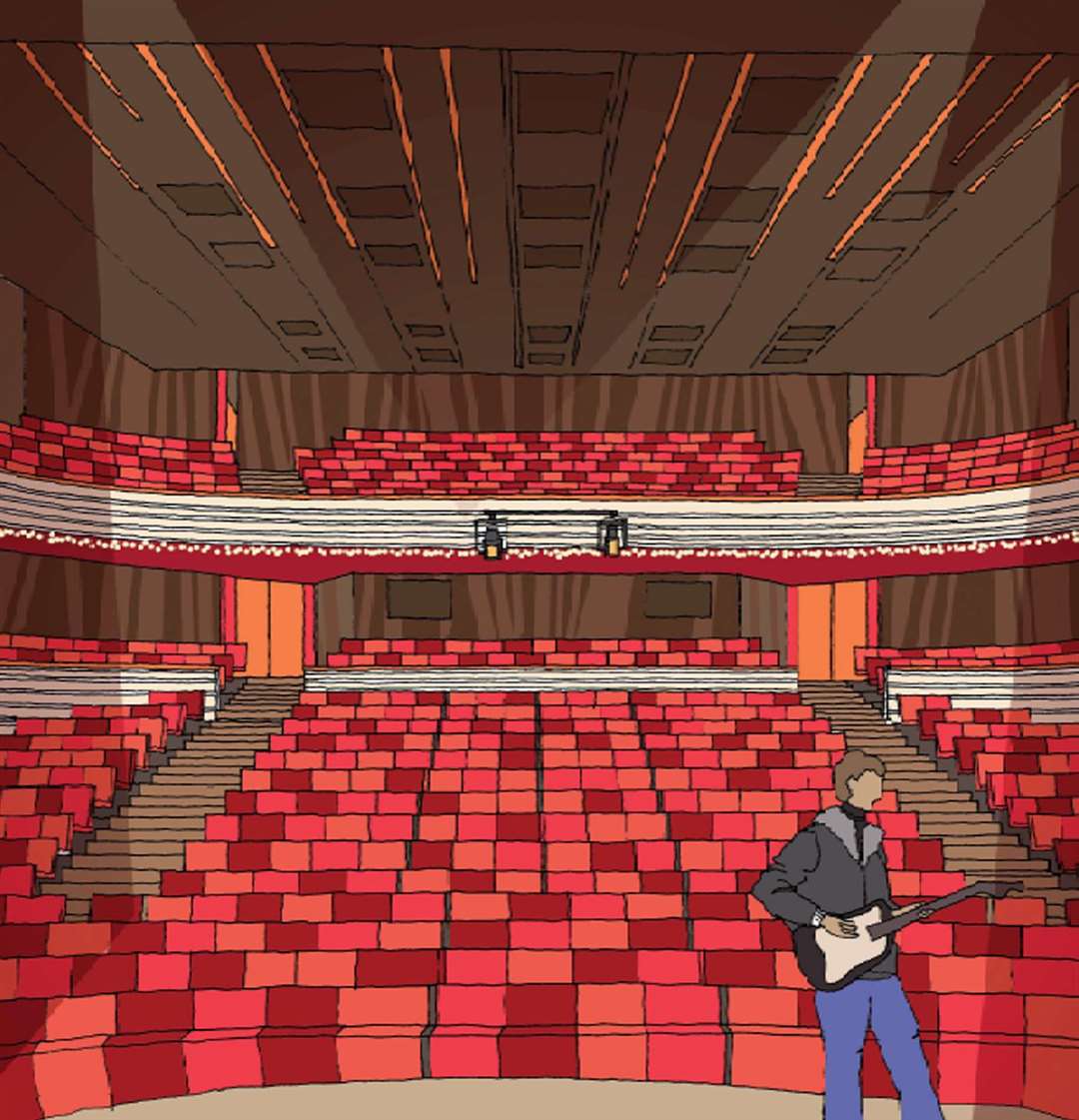 An artist's impression of the Orchard Theatre refurbishment