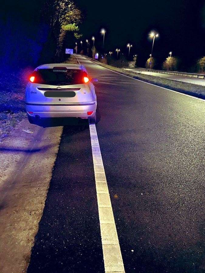 Police were called to the Wainscott bypass Picture: Kent Police Medway