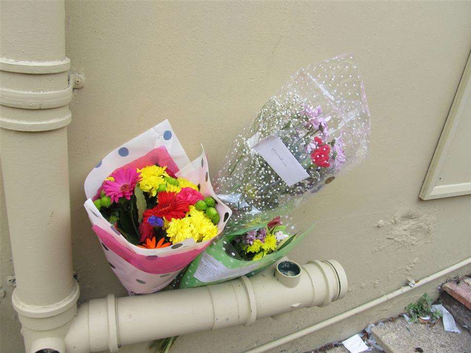 Flowers left outside Rivals nightclub in memory of Michael Bowes