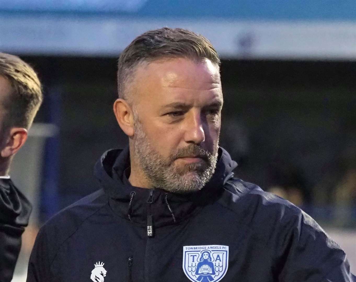 Tonbridge Angels manager Jay Saunders. Picture: David Couldridge.