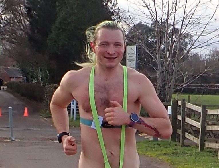 Janos Kozma, 41, took part in a Parkrun event in Canterbury. Picture: Janos Kozma