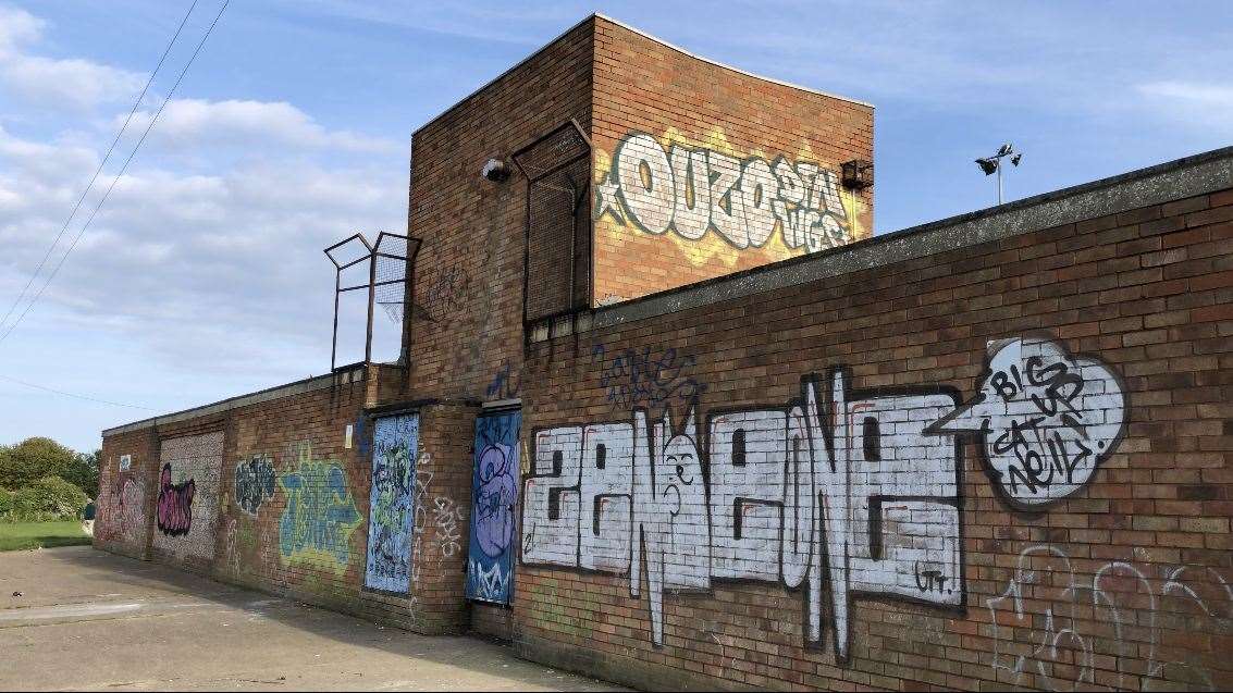 Jackey Bakers in Ramsgate is plagued by asbestos and graffiti. Picture: June Tyrrell