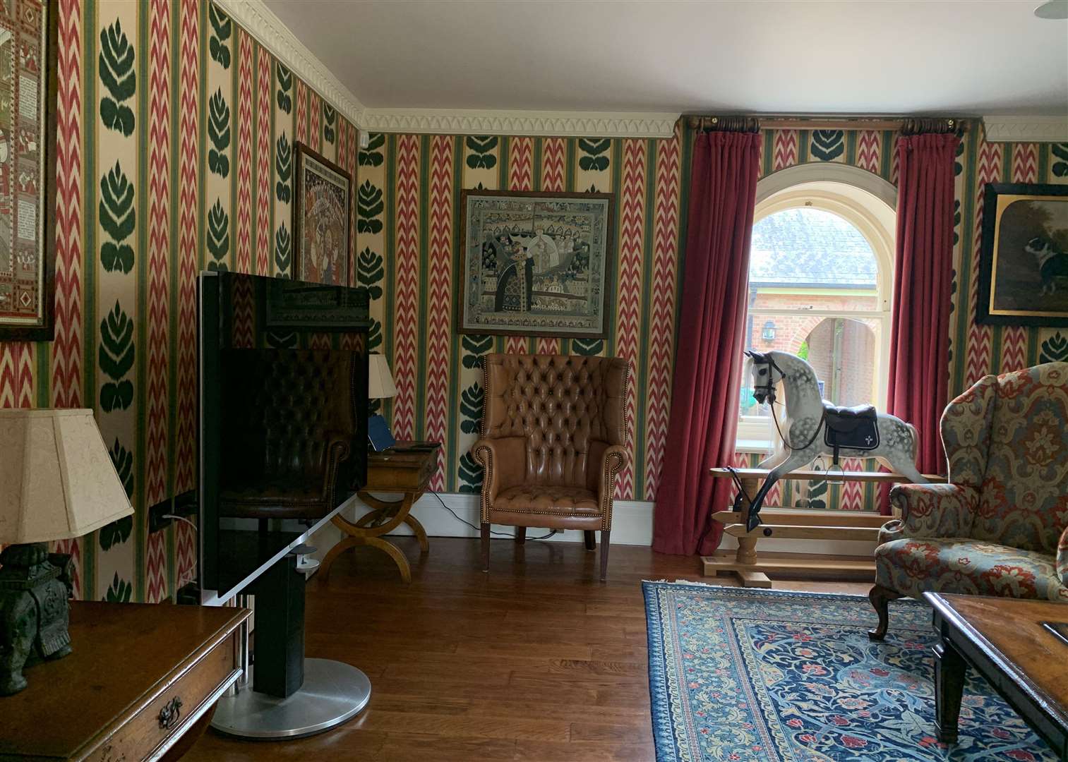 Each of the rooms represent different time periods at Oxney Court near Dover