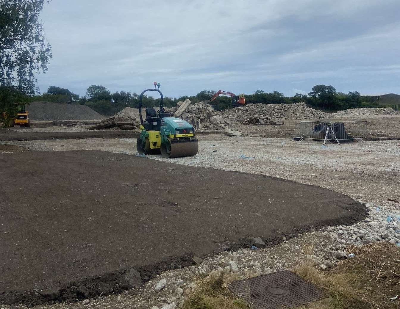 Work has commenced on the former Smiths Medical site in Hythe