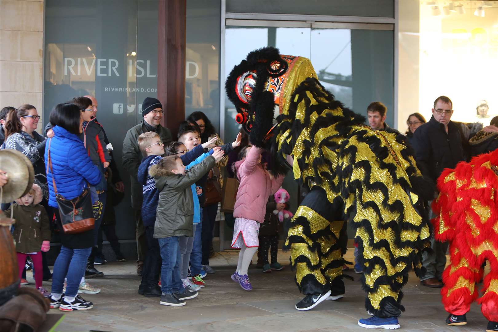 Chinese New Year celebrations at the bandstand in Fremlin Walk, Maidstone