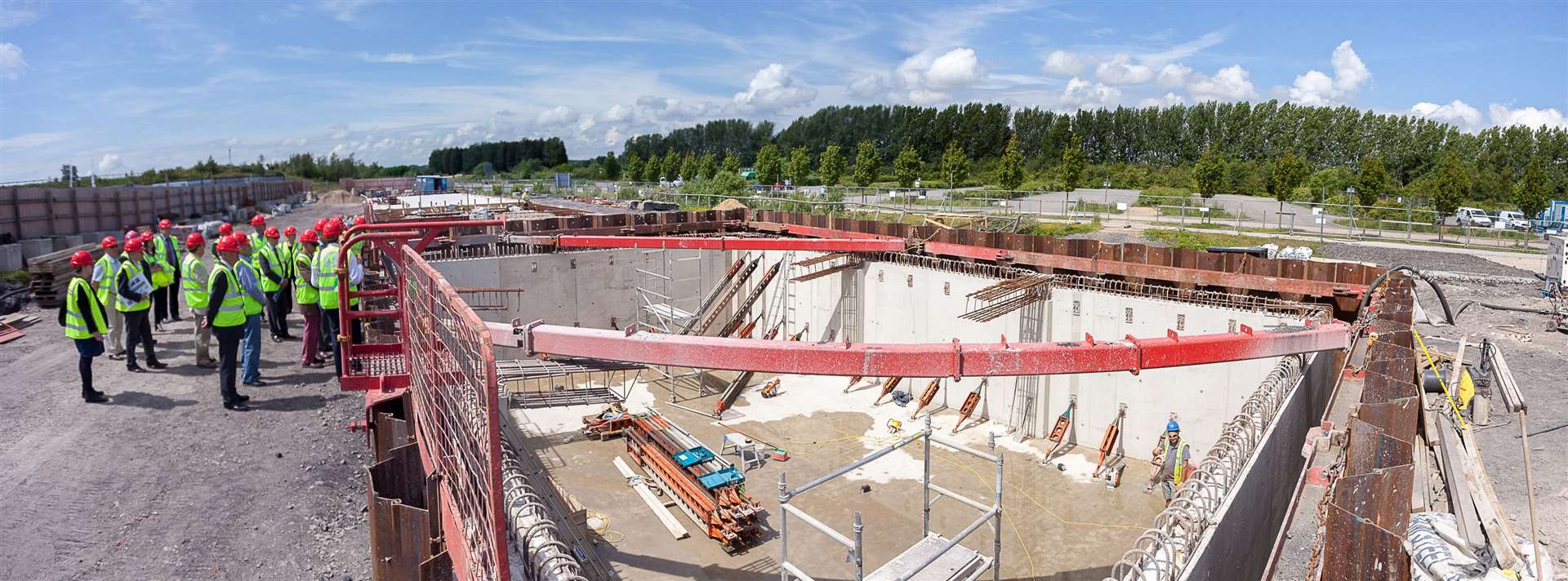 The site of Kent Mining Museum pictured in 2016 which is now 85% complete