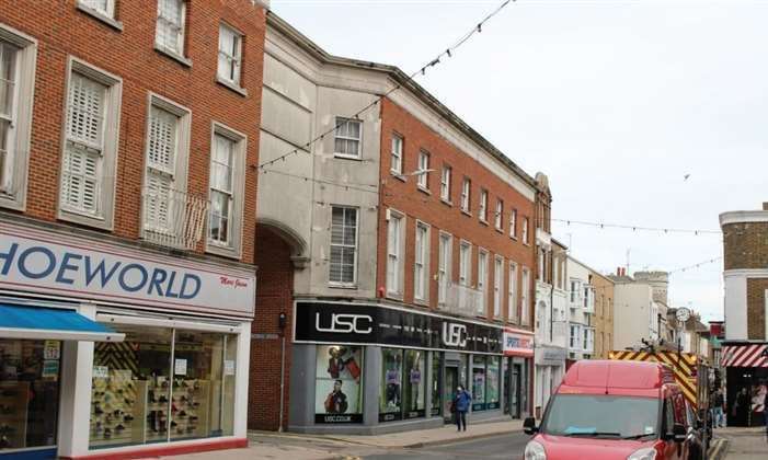 Sports Direct and USC shops in Queen Street have been closed since last August