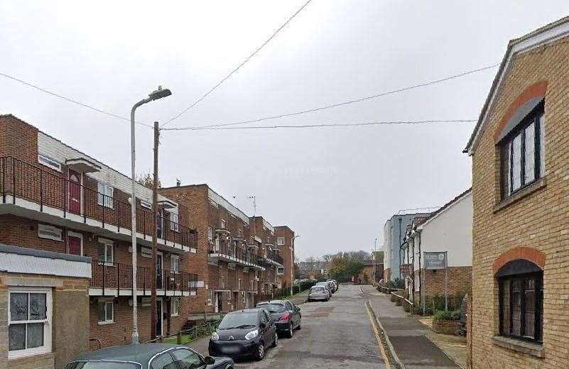 Police were called to Sussex Street, Ramsgate where a man in his 50s was found dead inside a property. Picture: Google