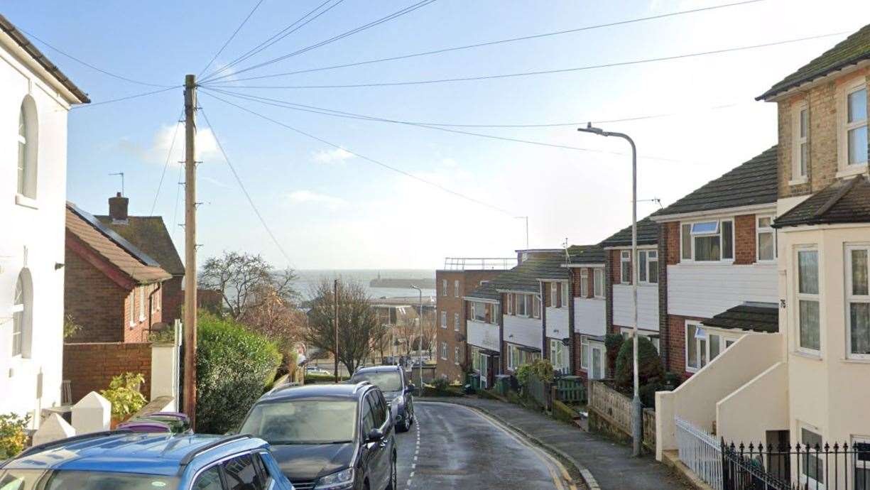 The man was attacked in his home on St Michael's Street in Folkestone. Picture: Google Street View