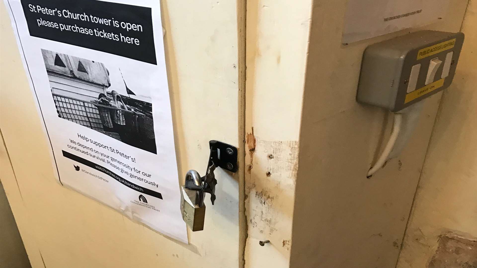 Locks were forced open