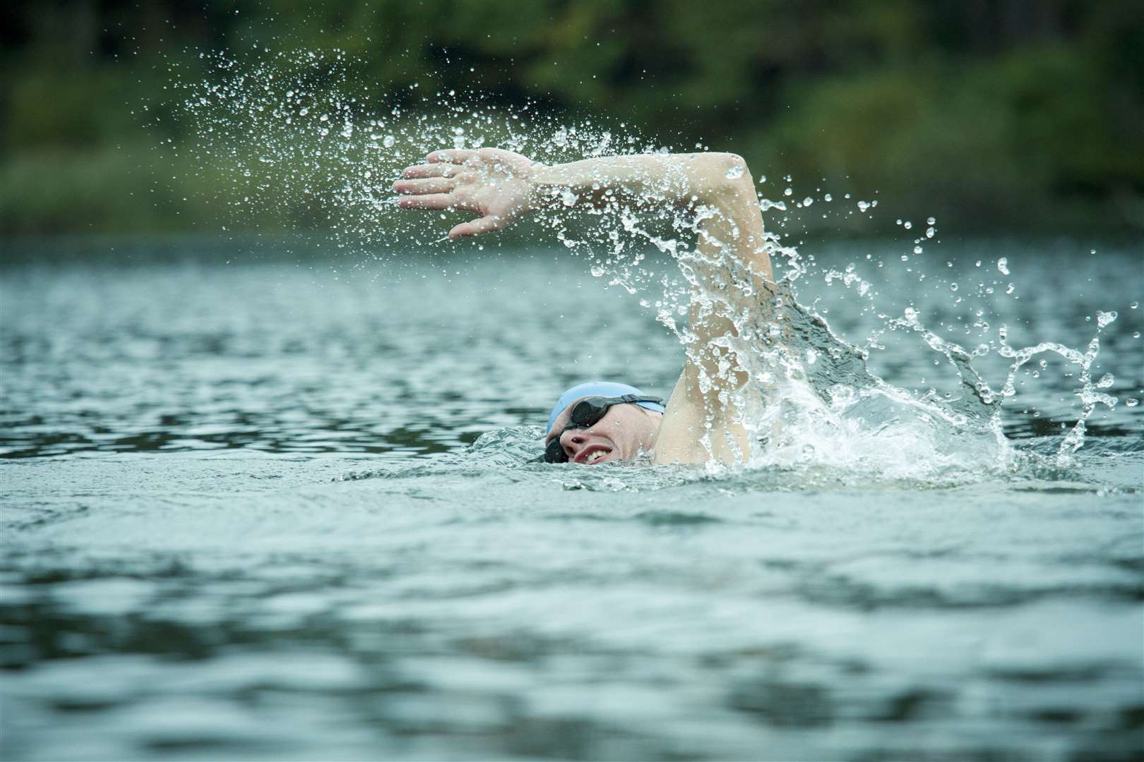 The natural pond could be used for swimming. Library photo