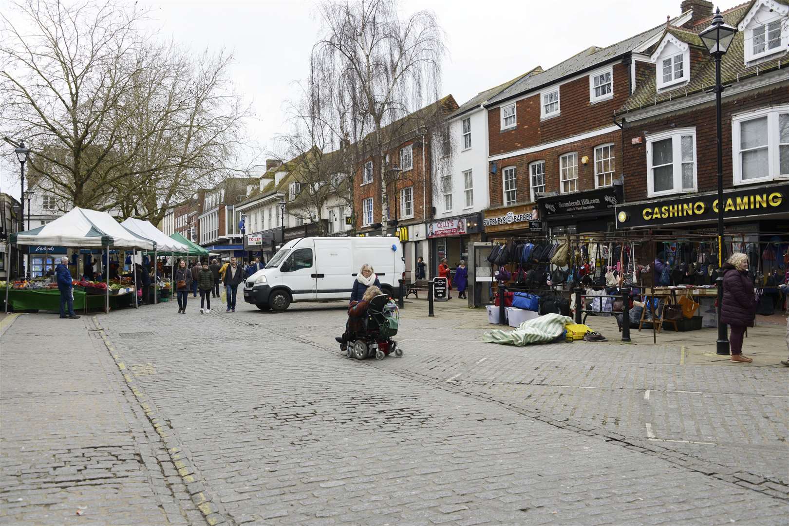 It happened in the Lower High Street. Picture: Paul Amos