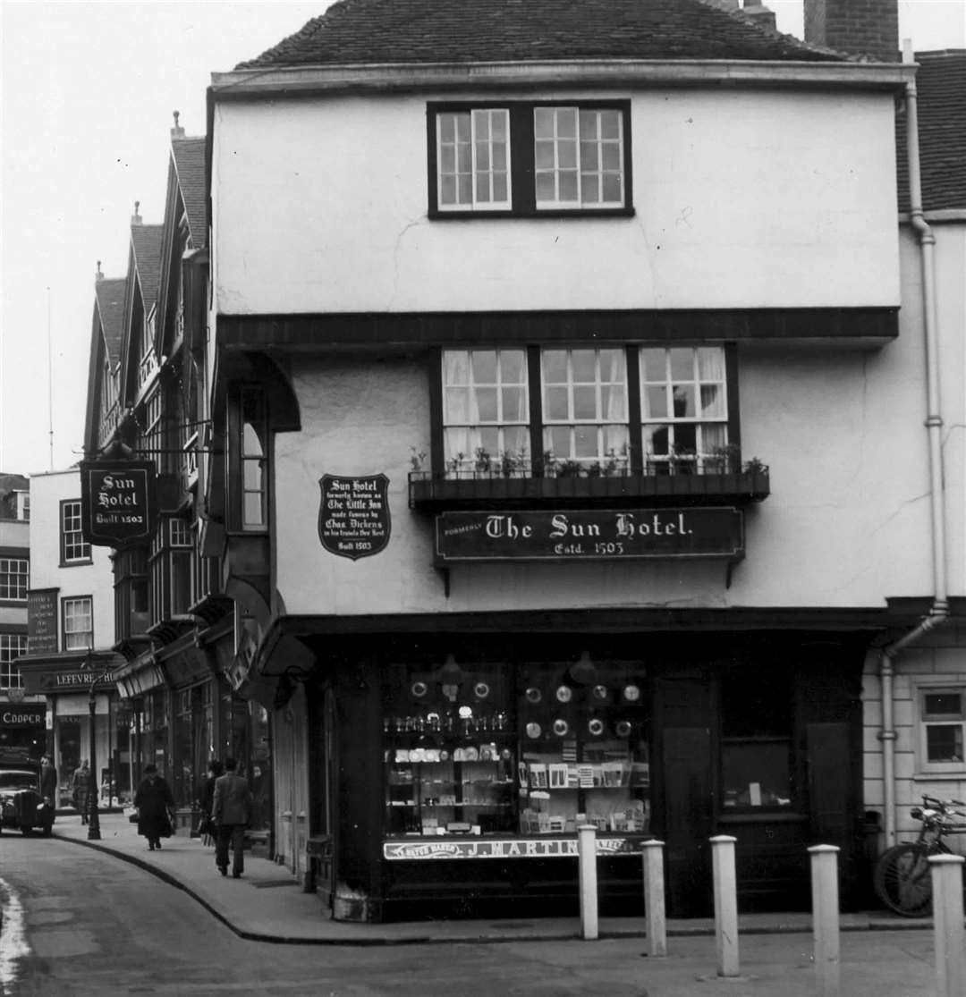 The Sun Hotel, Canterbury - December 1951