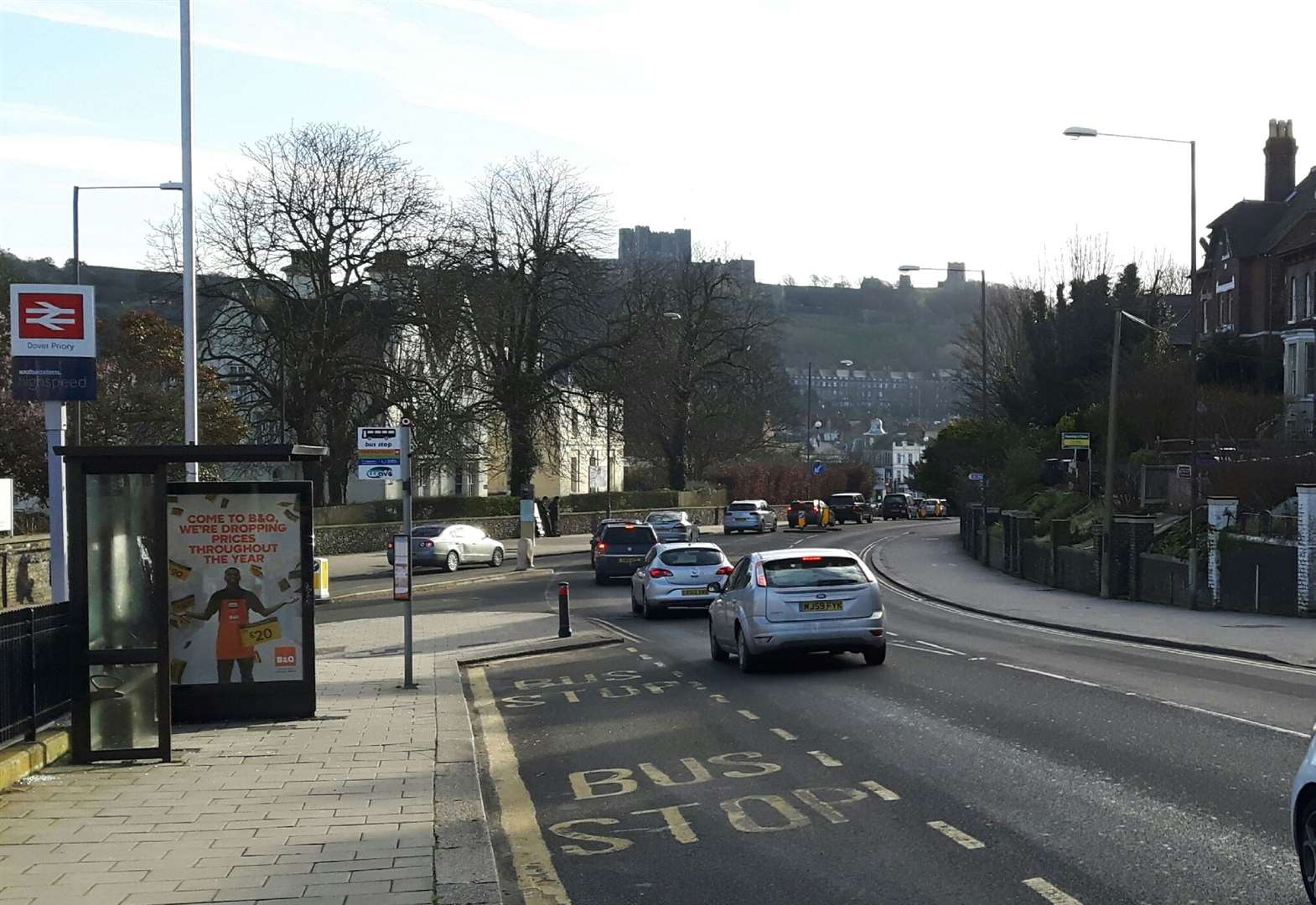 Folkestone Road , Dover: one of the charge point locations