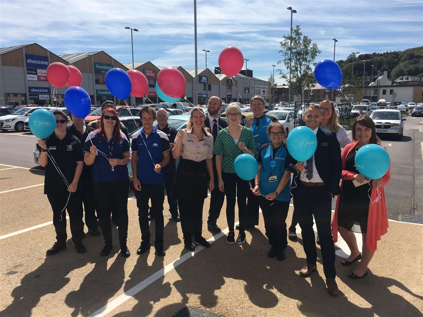 Managers of the St Jame's businesses at the centre's official opening. Picture: Bewonder.