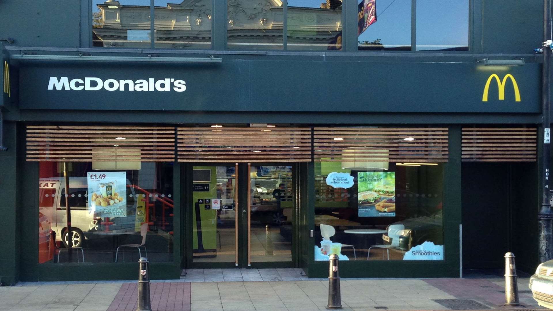 The McDonald's in Gillingham High Street has kept the ban