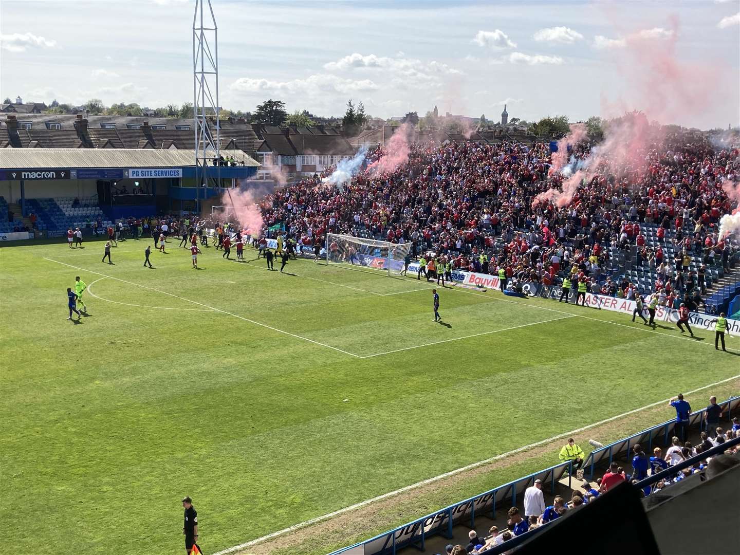 Rotherham United celebrate their second goal at Priestfield (57936037)