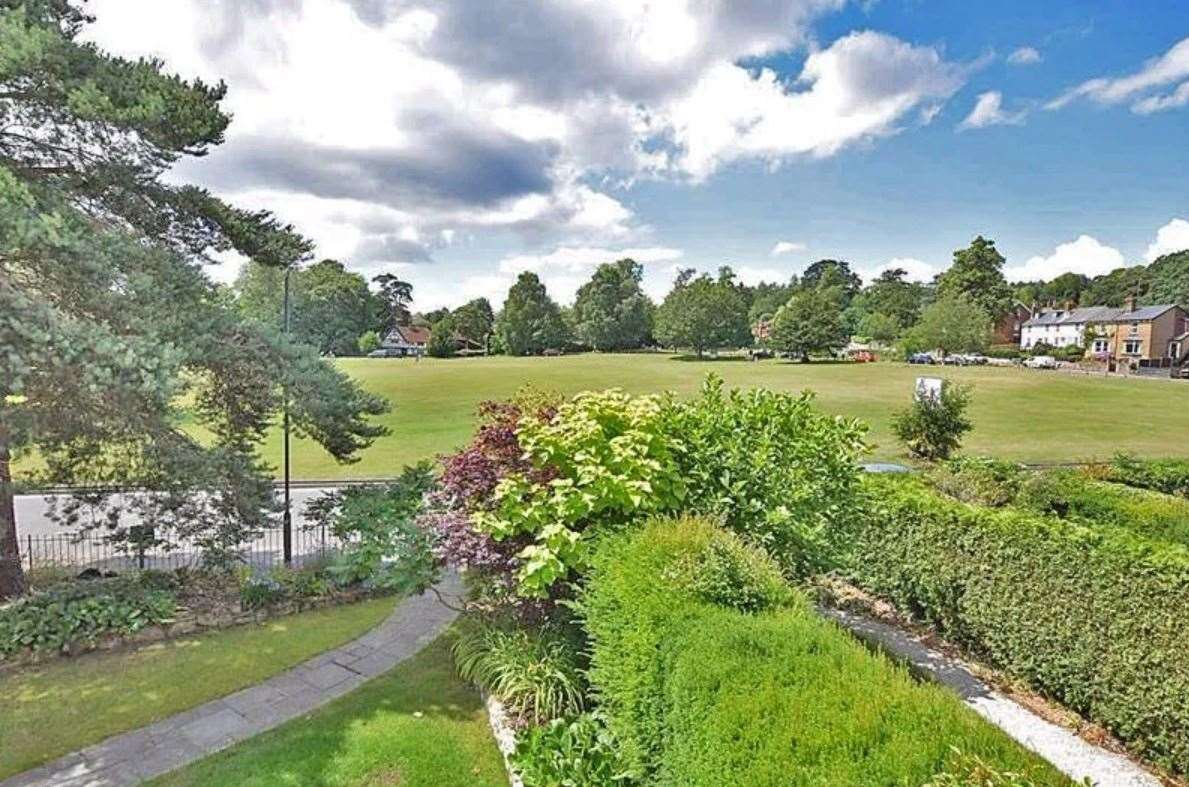 The 'breathtaking views' over the village green. Picture: Zoopla / Ferris & Co