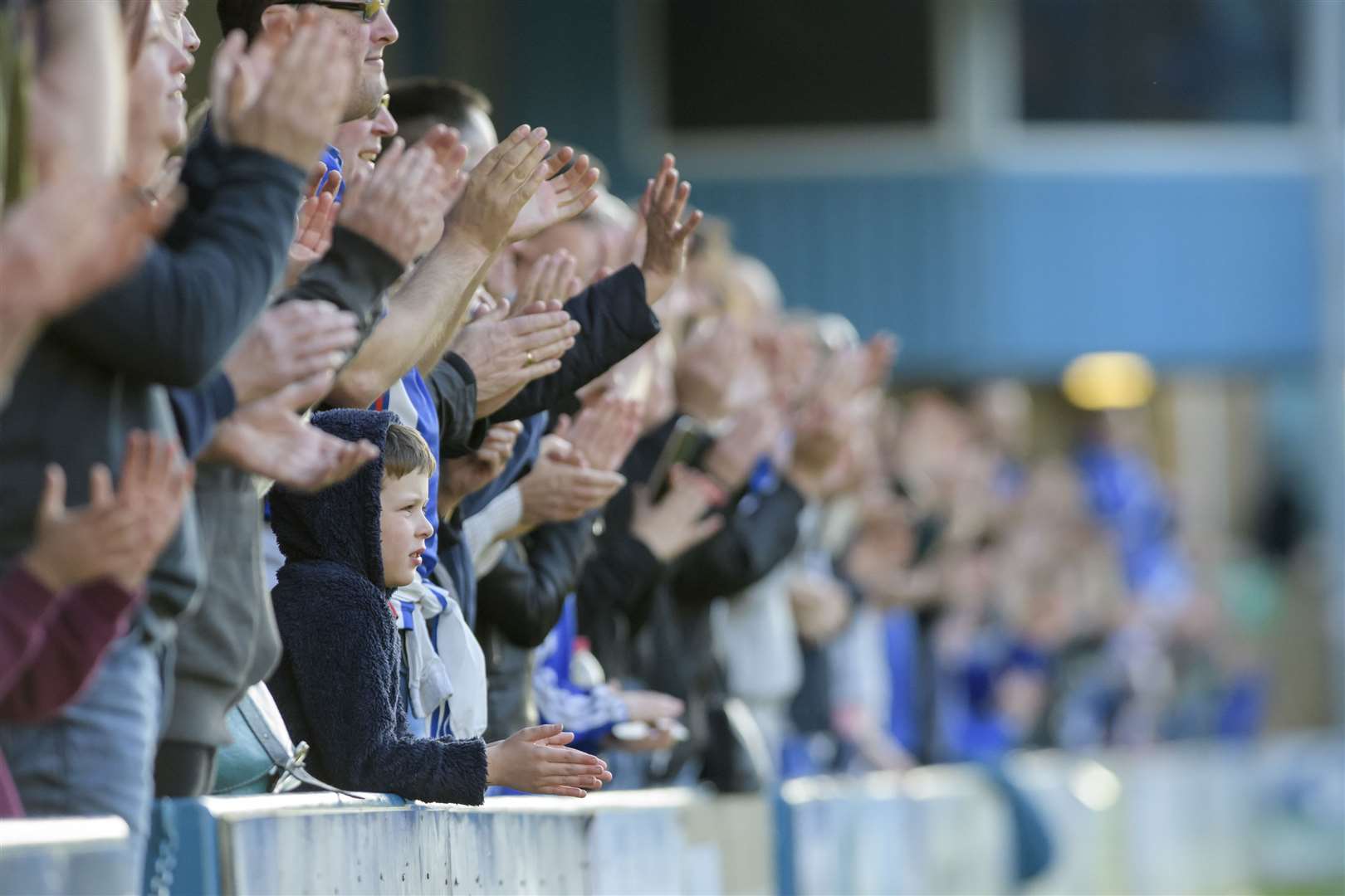 Gillingham FC fans at Priestfield Stadium