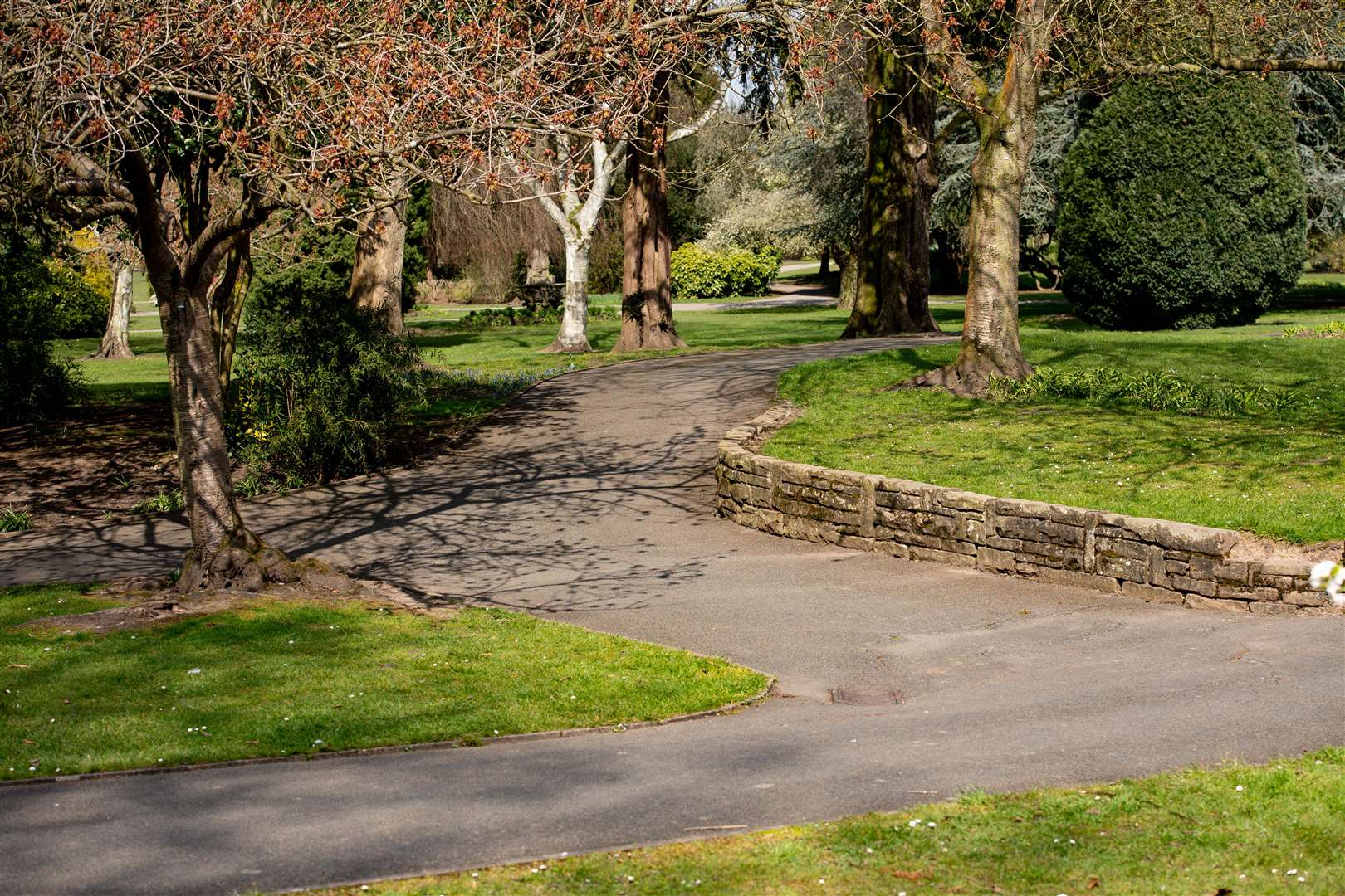 A quiet Cannon Hill Park in Birmingham(Jacob King/PA)