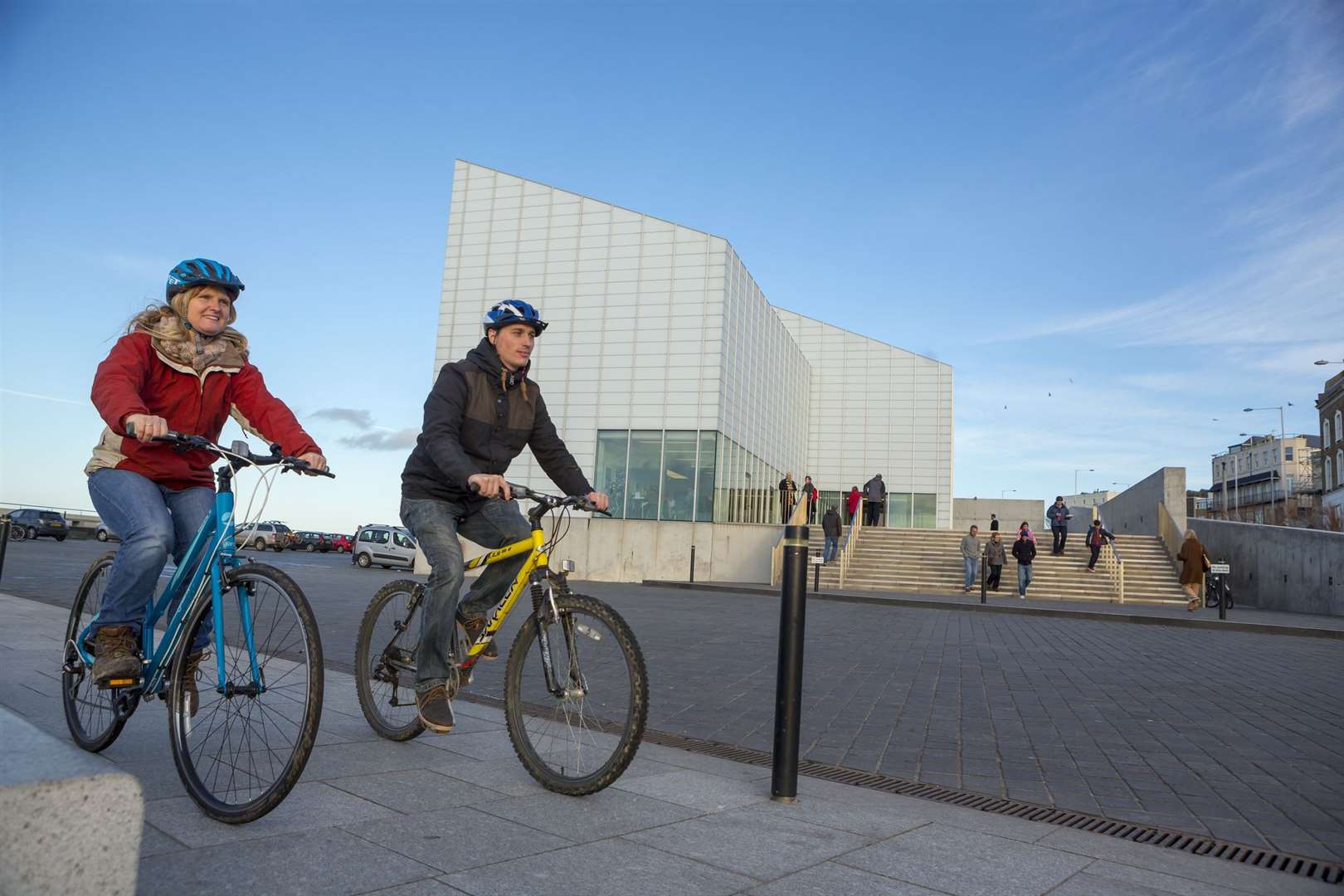 The trail goes past the Turner Contemporary