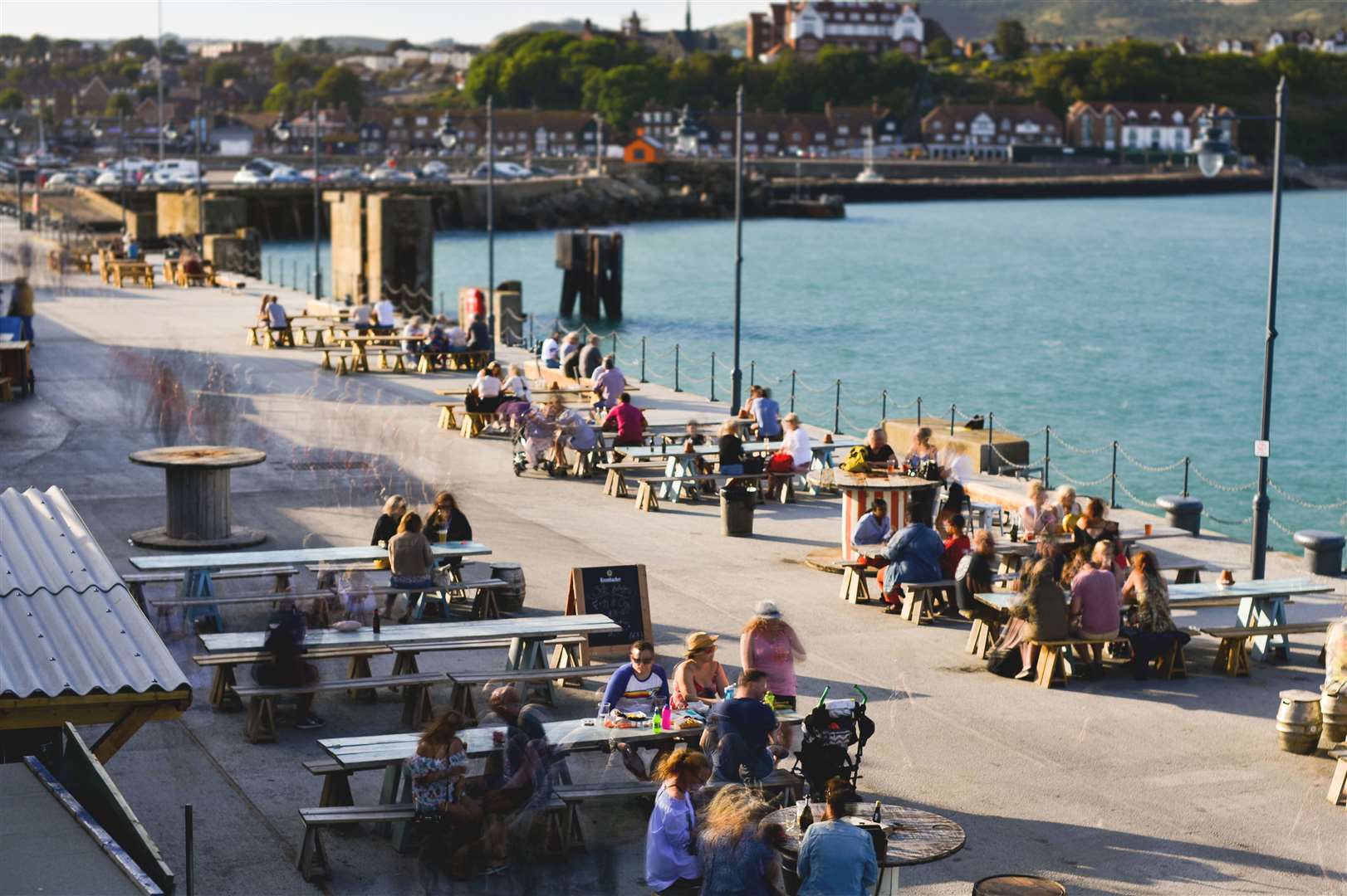 Folkestone has seen a major revival in its popularity over recent years - pushing up house prices. Picture: Folkestone Harbour Arm