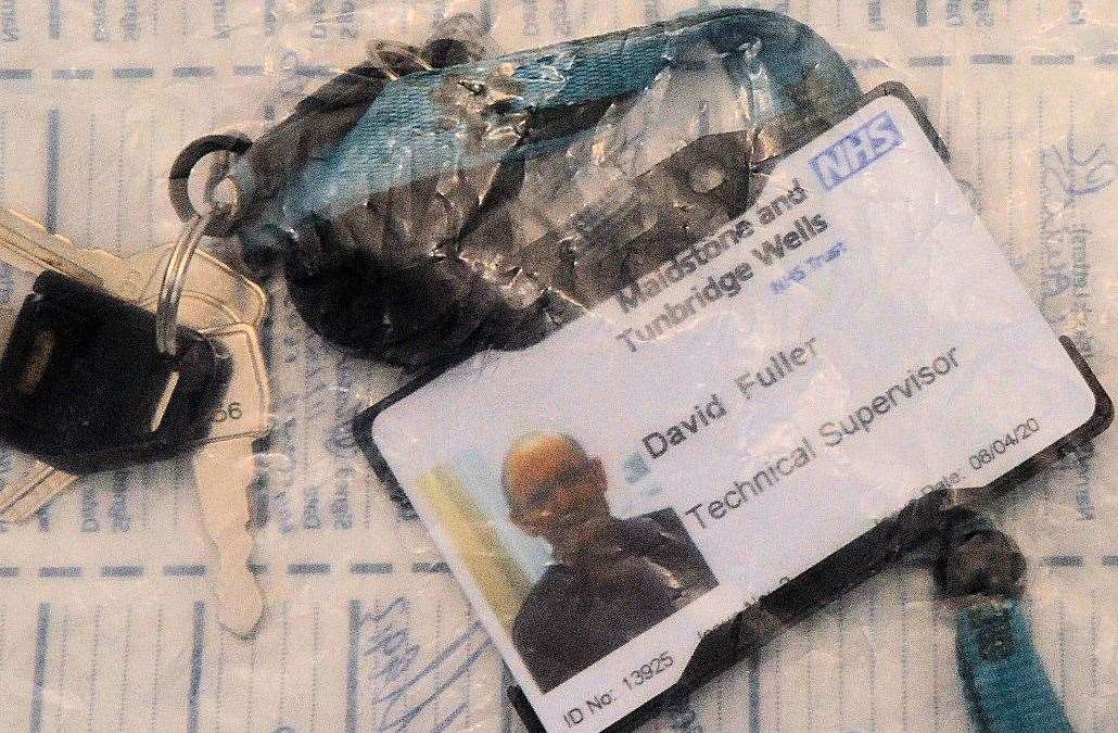 Necrophiliac and murderer David Fuller's Maidstone and Tunbridge Wells NHS Trust security pass