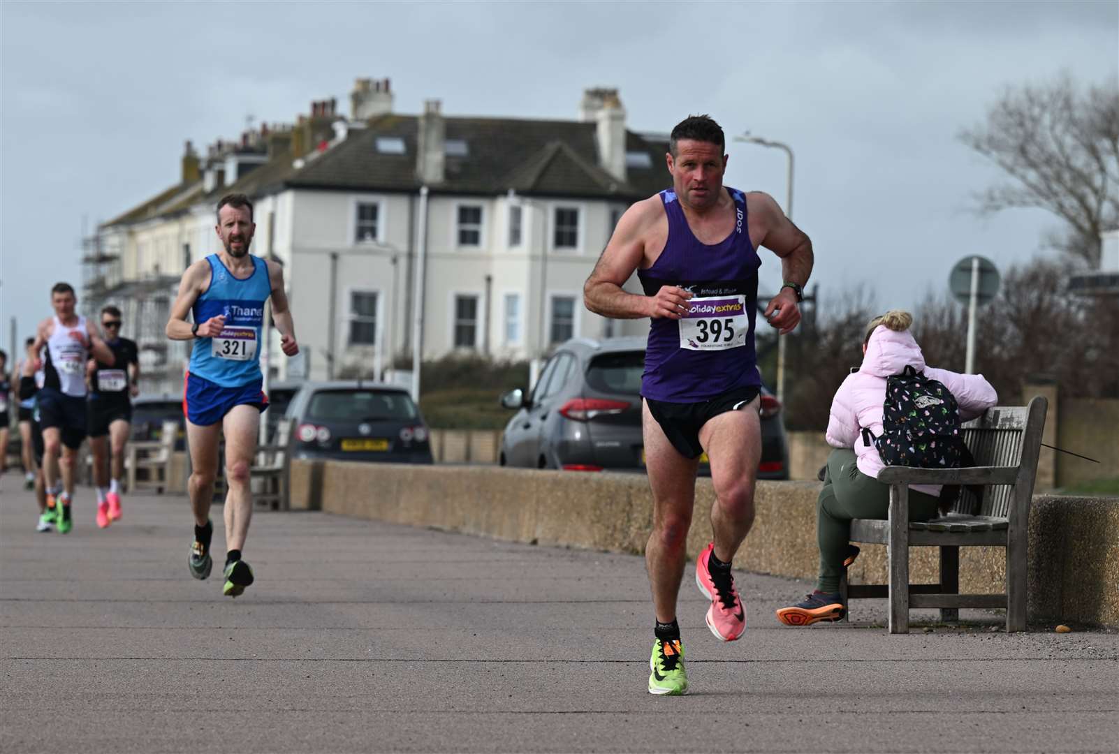 Paul Jones of Istead & Ifield on the Hythe seafront. Picture: Barry Goodwin