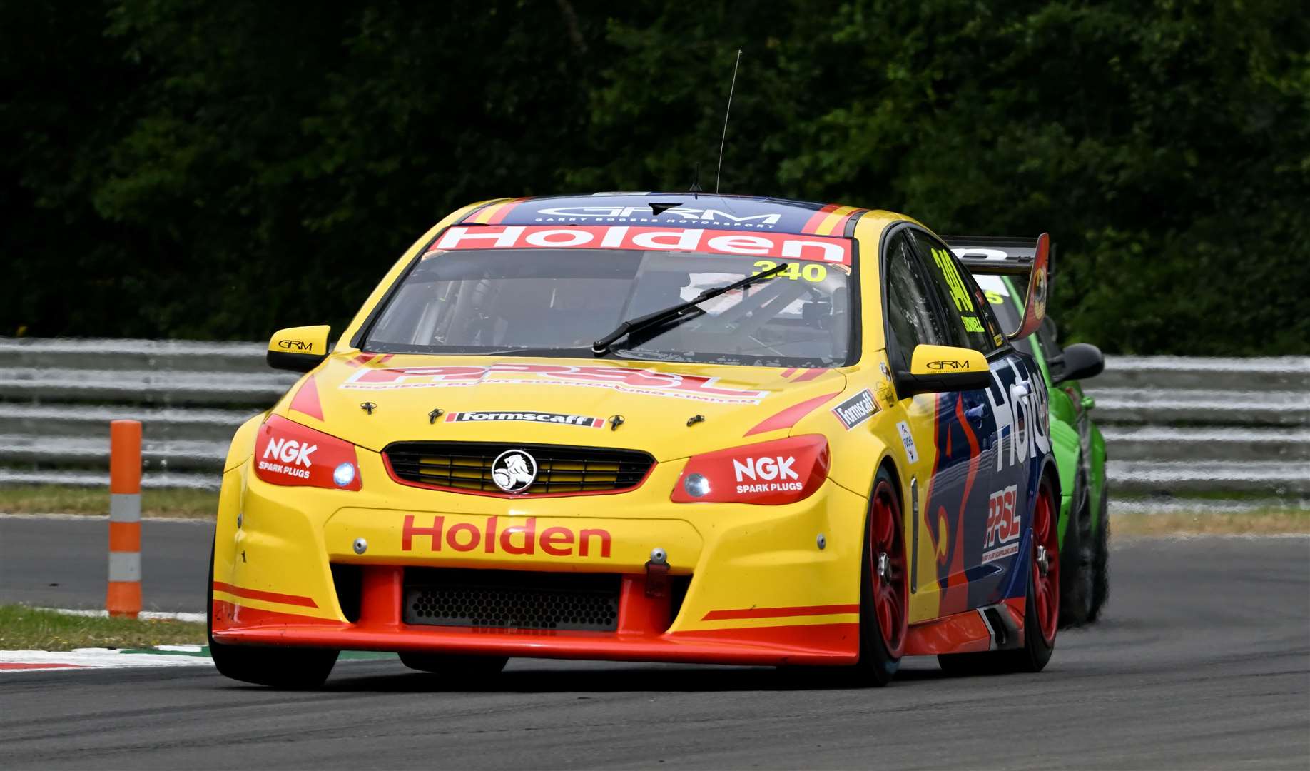 Holden racer Alex Sidwell, from Sevenoaks, finished first, second and fourth in class in the Classic Thunder races. Picture: Simon Hildrew