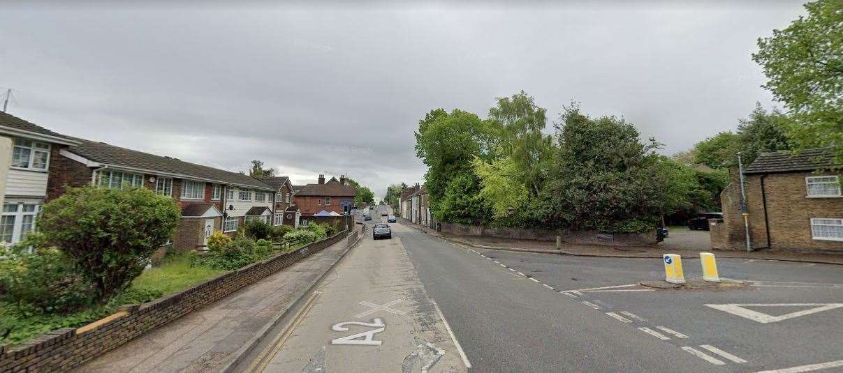 The crash happened on the A2 in Sittingbourne Pic: Google Street View