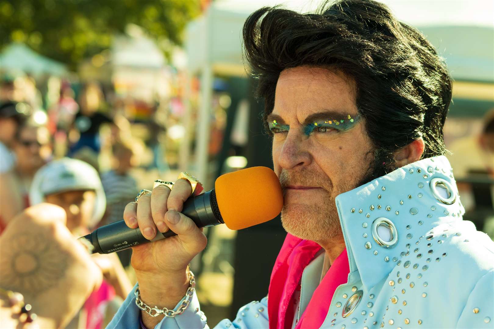 Elberace as Gay Elvis. Picture: Ben Archell