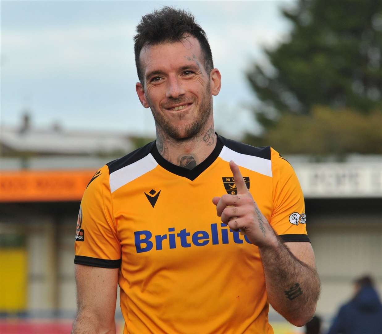 Maidstone United defender Joe Ellul Picture: Steve Terrell