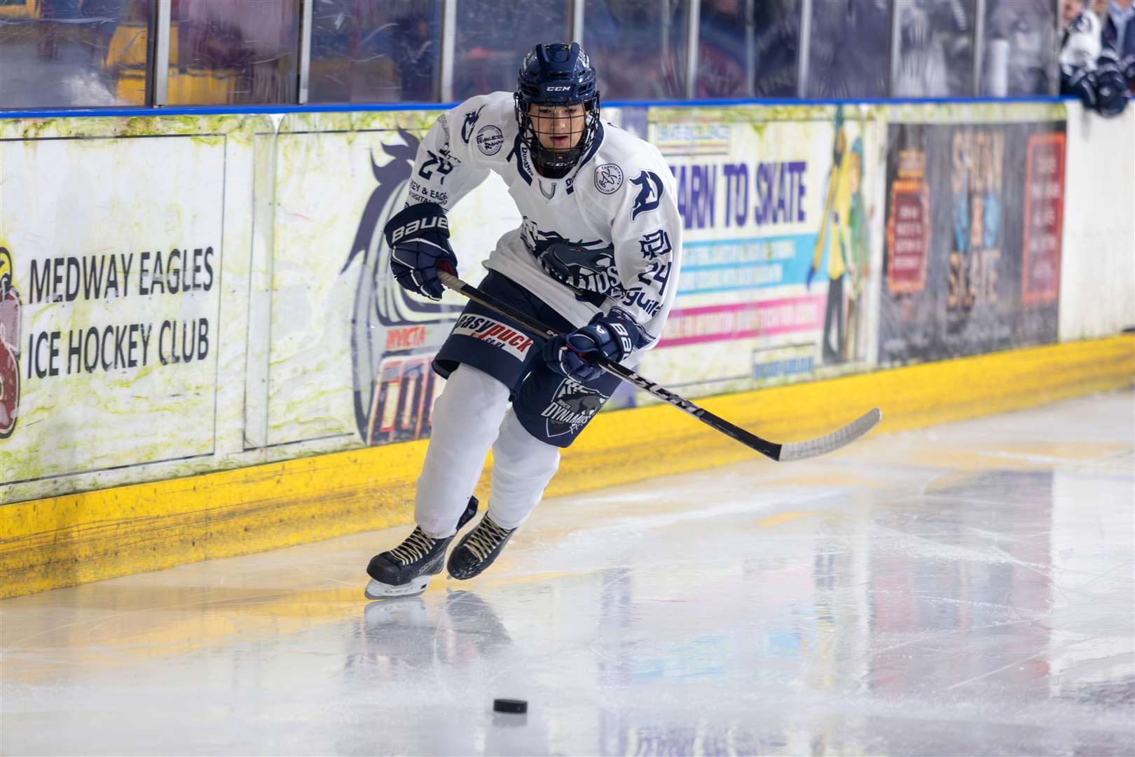 Evan Chard had a busy day on Saturday with an under-18 encounter followed by his Invicta Dynamos debut Picture: David Trevallion