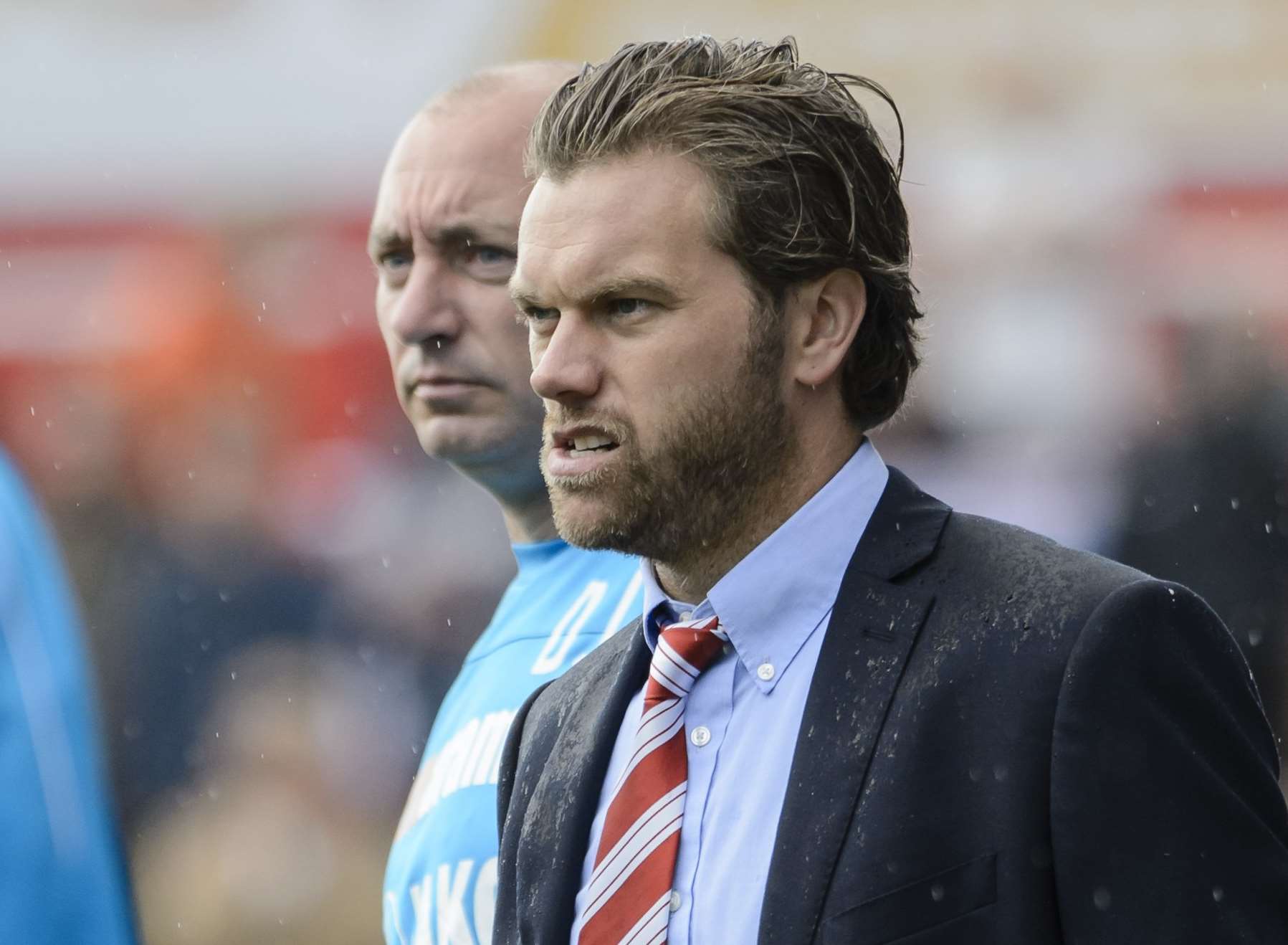 Ebbsfleet manager Daryl McMahon Picture: Andy Payton