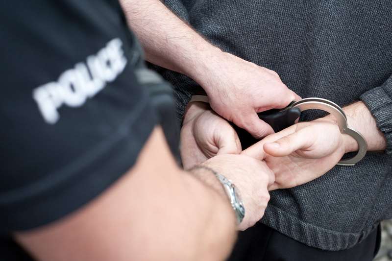 Police arrested two men. Stock image