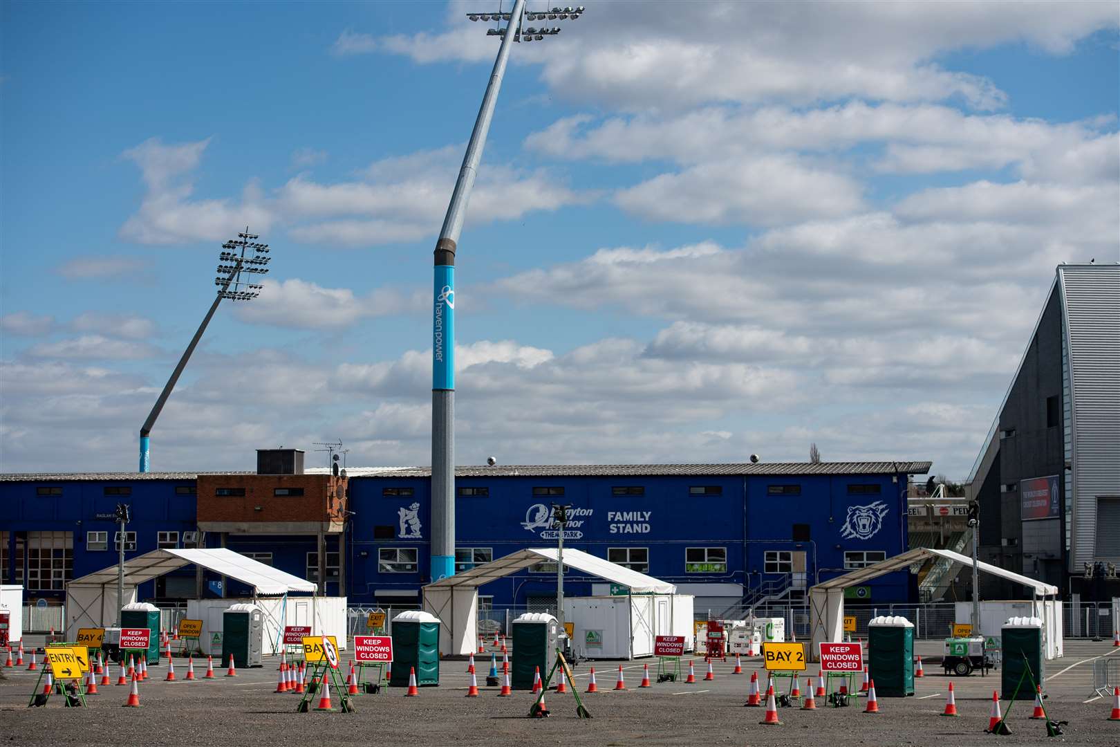 A Covid-19 testing centre for NHS staff at Edgbaston should be open on Monday (Jacob King/PA)