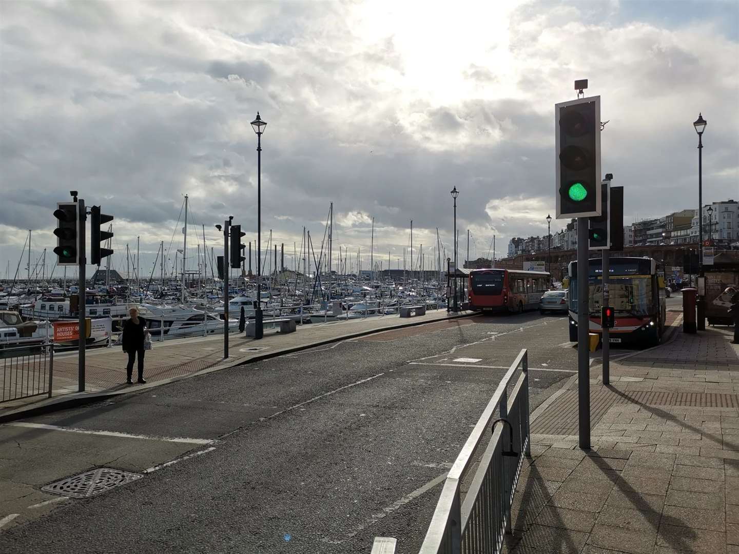 The attack took place on Harbour Parade, Ramsgate